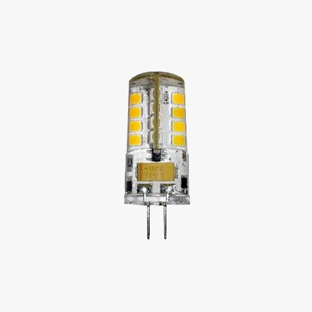 Encapsulated LED Bi-Pin Bulb Amber Color